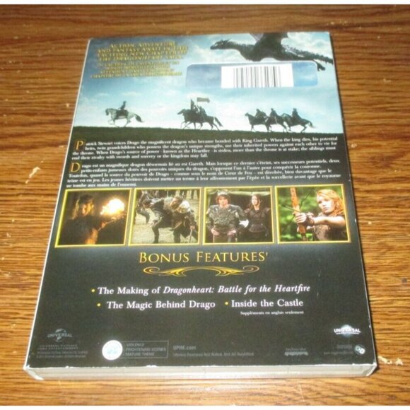 Dragonheart: Battle for the Heartfire (DVD, 2017, Canadian) w/ slipcover - Picture 2 of 5